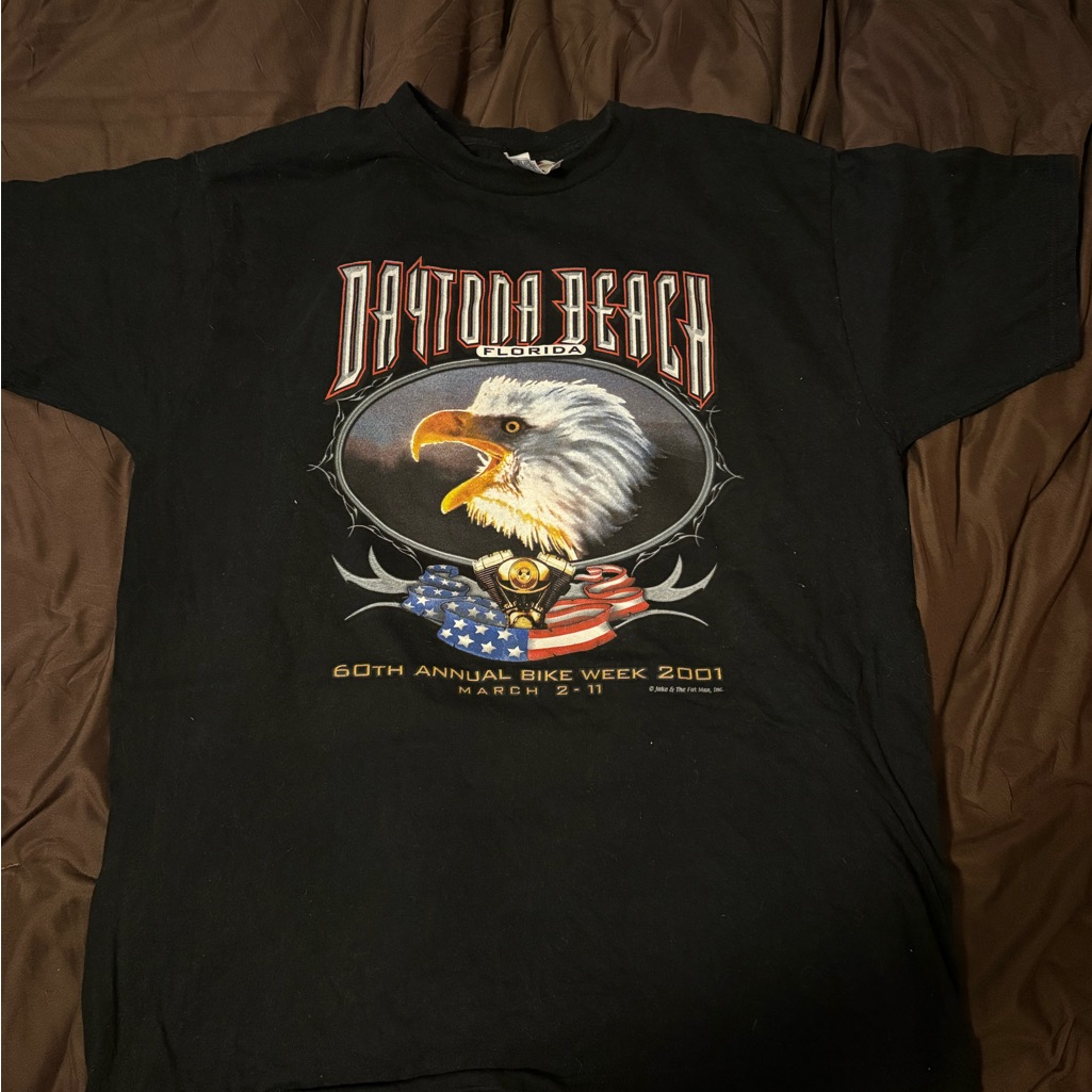 Daytona Beach Black Eagle Graphic Tee  Daytona Beach 2001